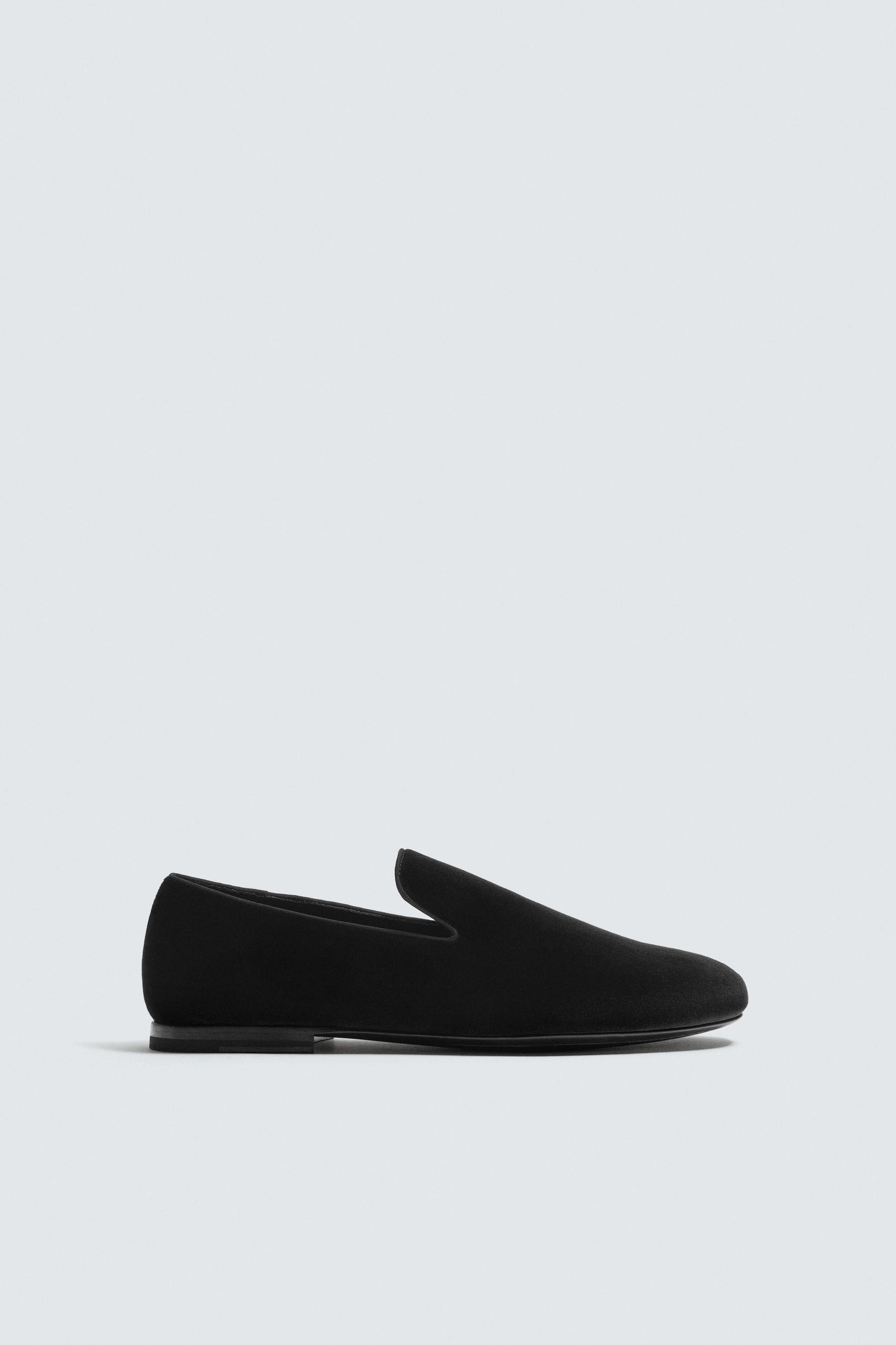 VELVET-EFFECT LOAFERS - Image 4