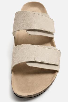 DOUBLE-STRAP LEATHER SANDALS - Image 3