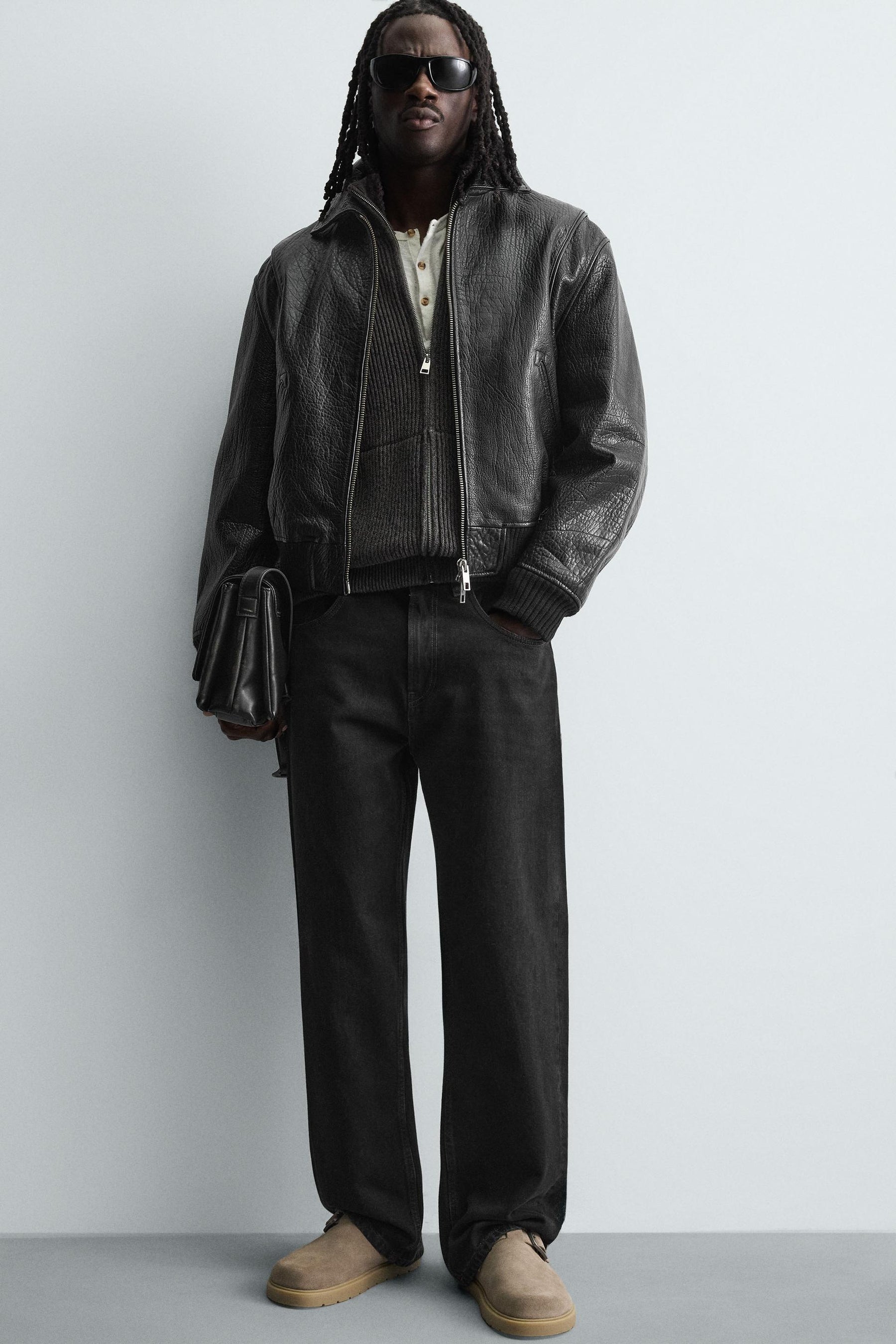 LEATHER BUCKLE CLOGS - Image 2