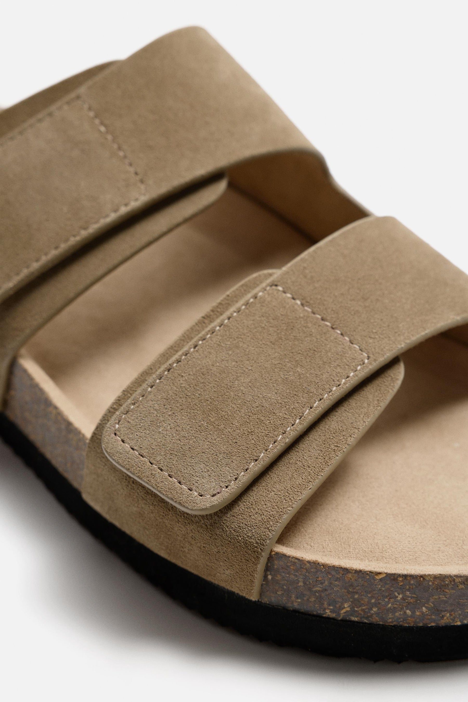 DOUBLE STRAP LEATHER SANDALS - Image 3