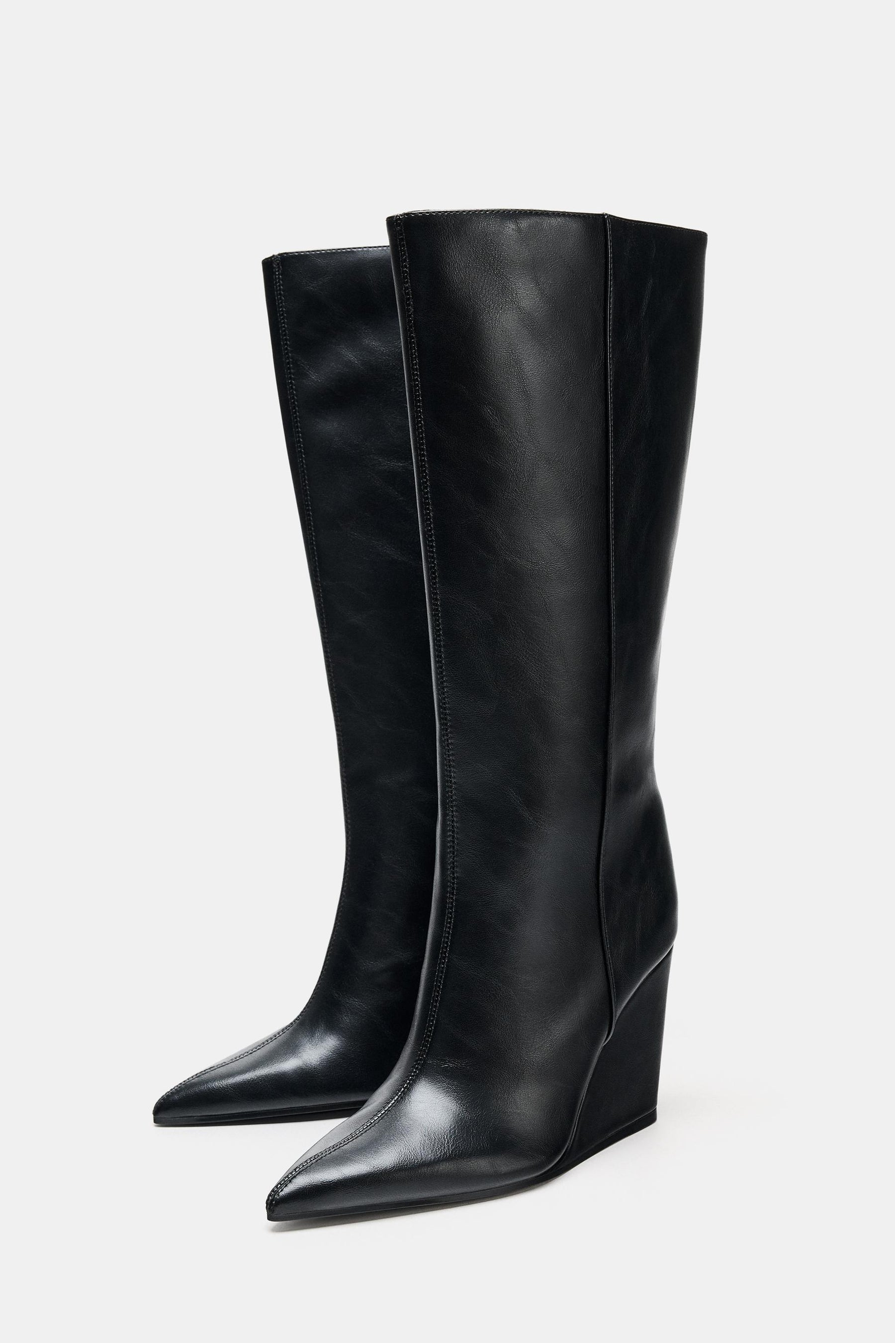 Stiefeletten mit Keilabsatz