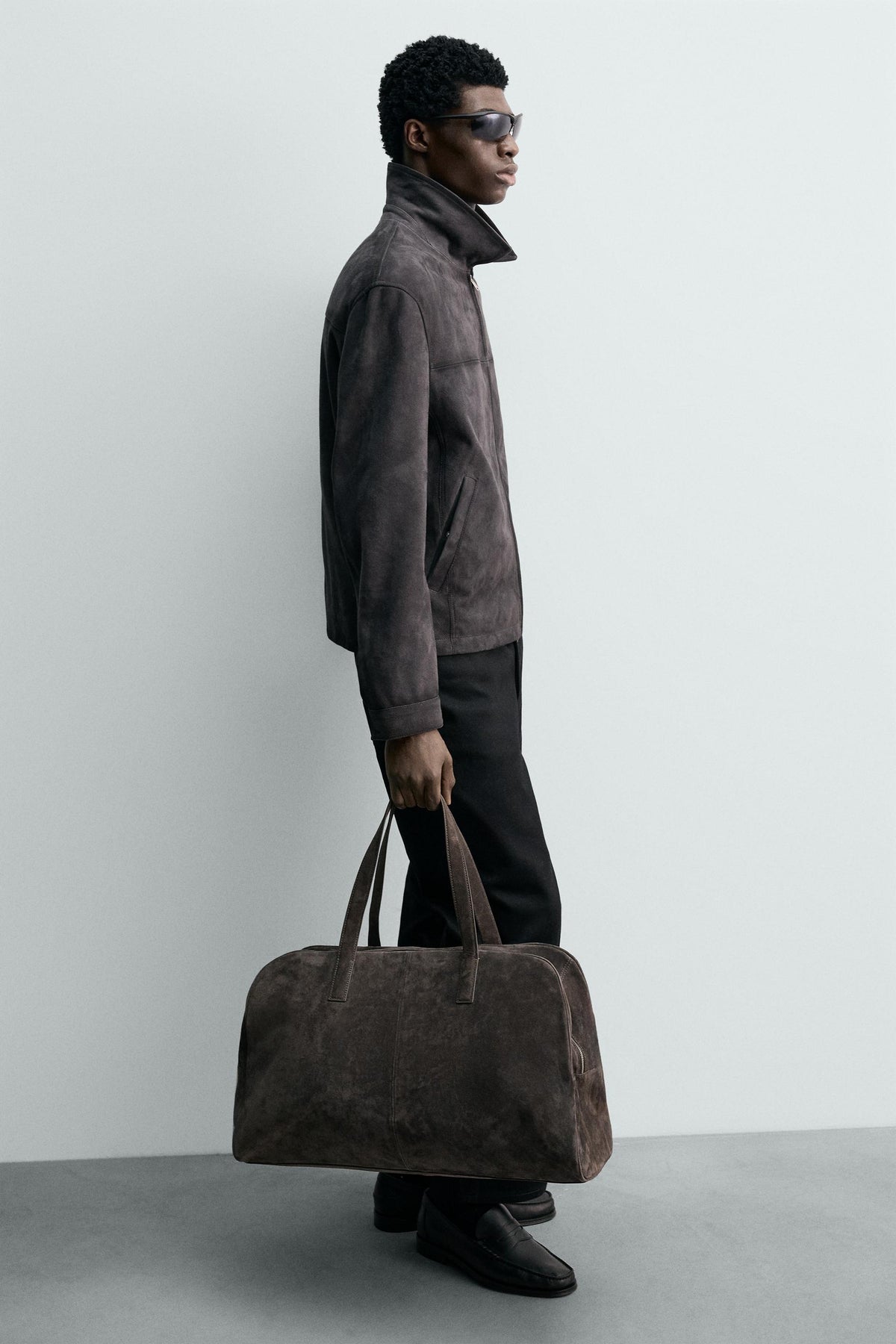 XL-REISETASCHE AUS LEDER