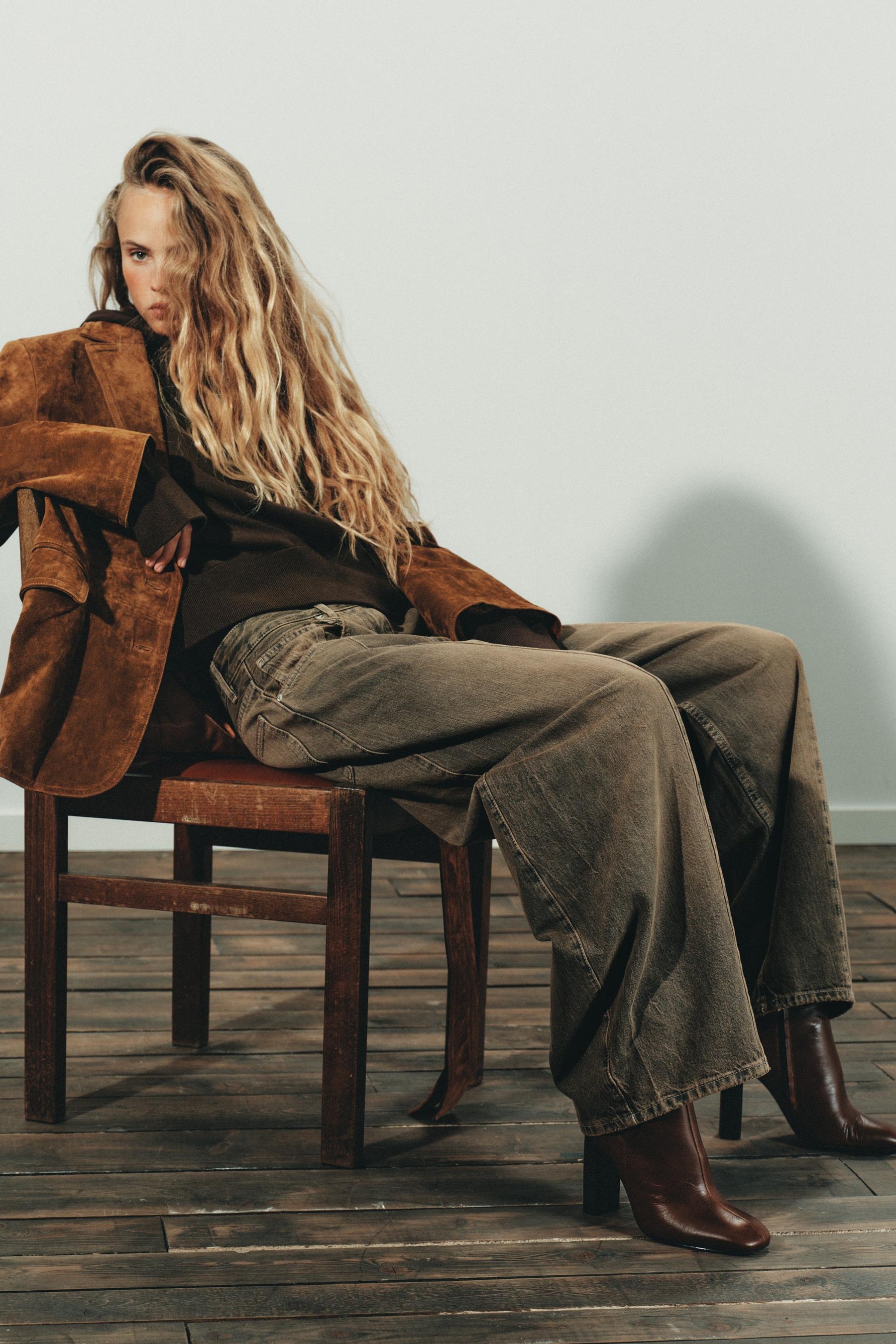 Stiefeletten mit breitem Absatz