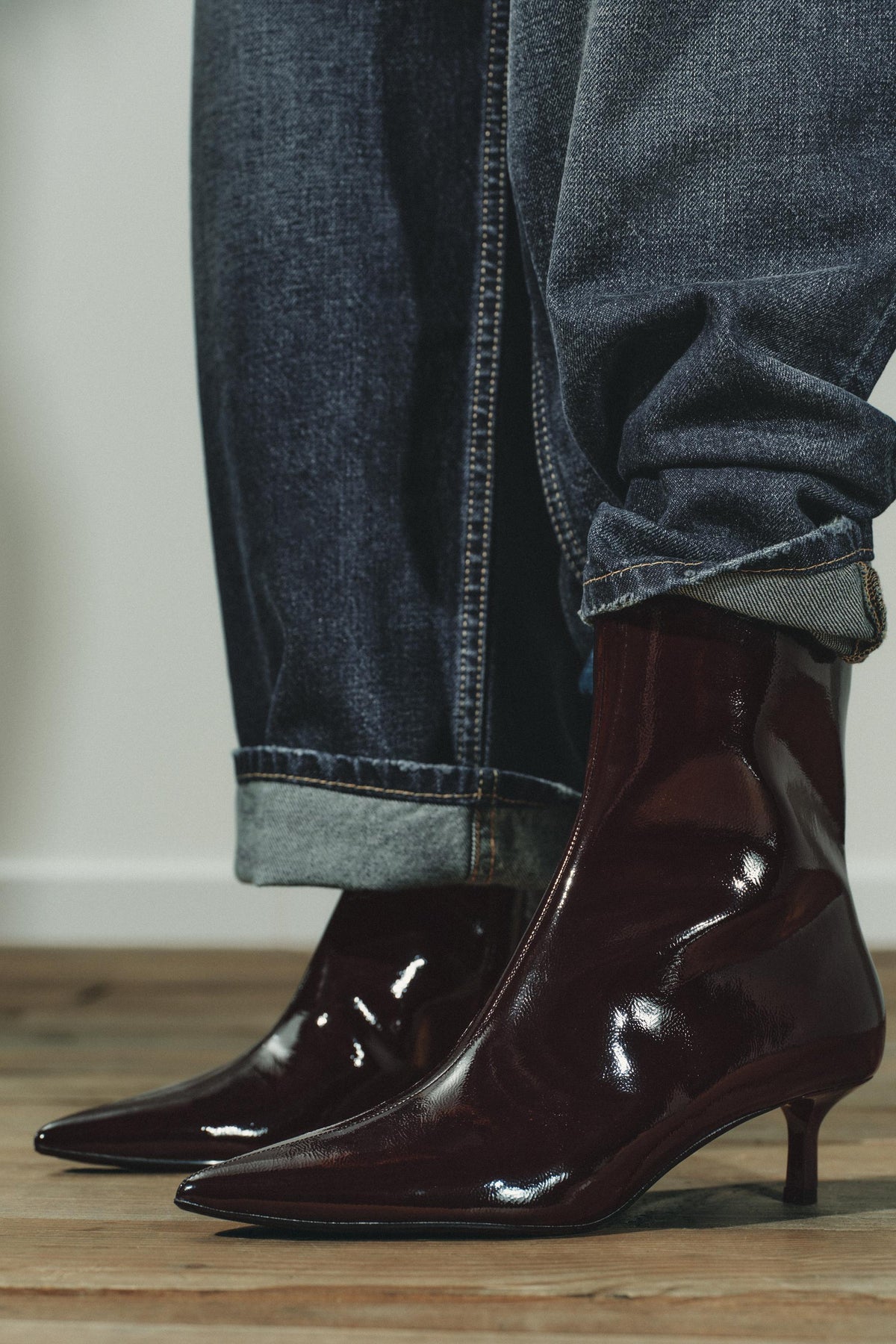 Stiefeletten mit Kitten-Heel