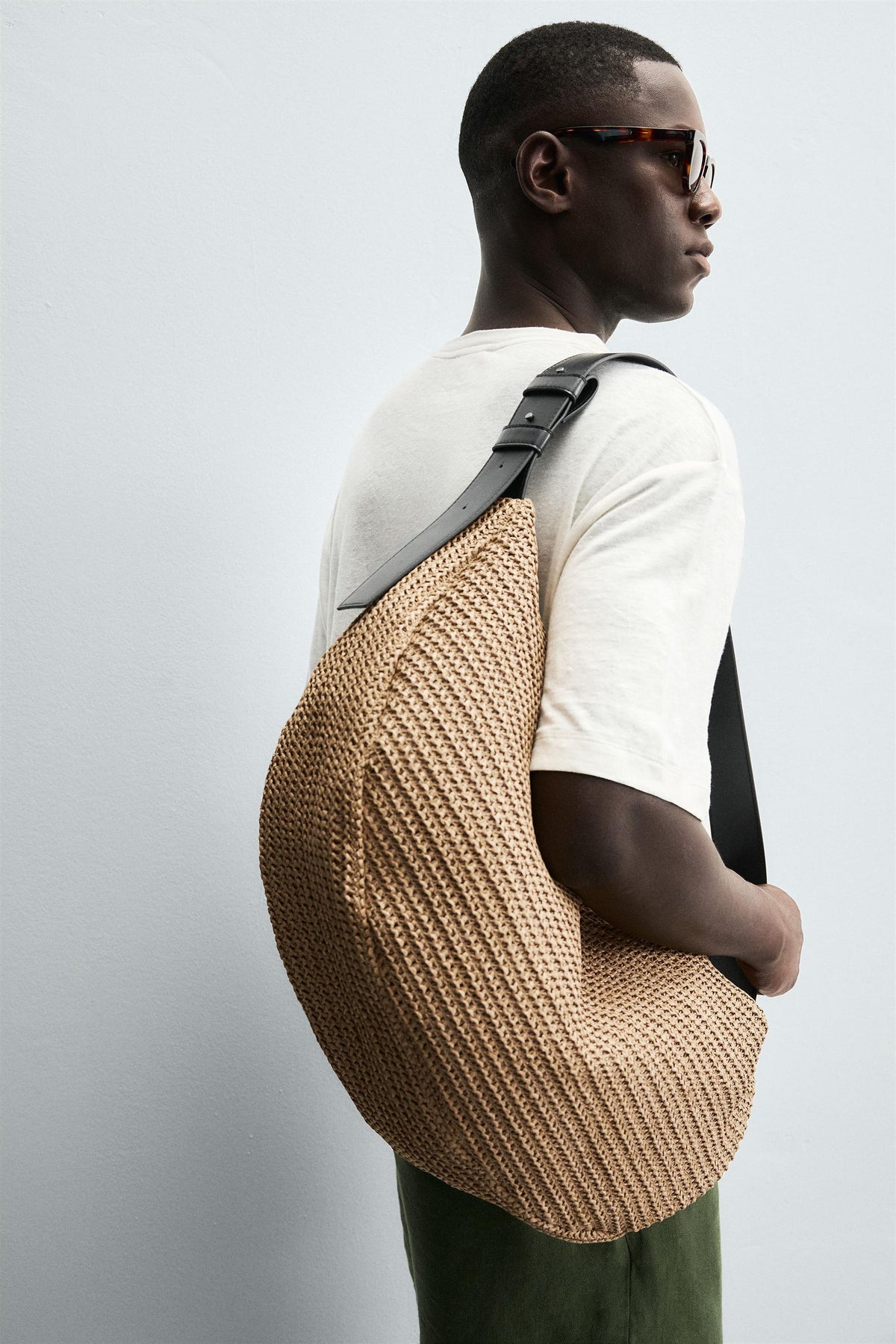 GEFLOCHTENE SCHULTERTASCHE