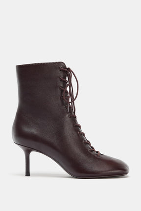 Leder-Ankle-Boots