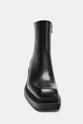 Stiefeletten mit Blockabsatz