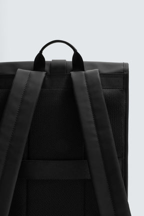 RUBBERISED BACKPACK WITH FLAP - Image 5