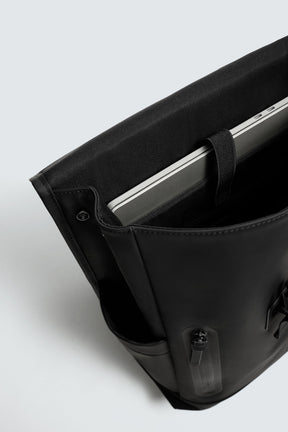 RUBBERISED BACKPACK WITH FLAP - Image 6