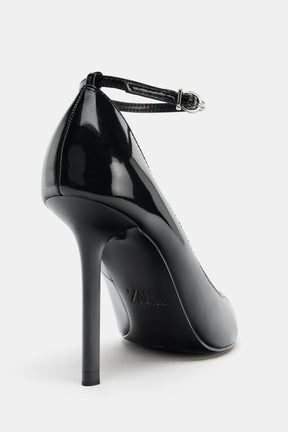 Lack-High-Heel-Schuhe