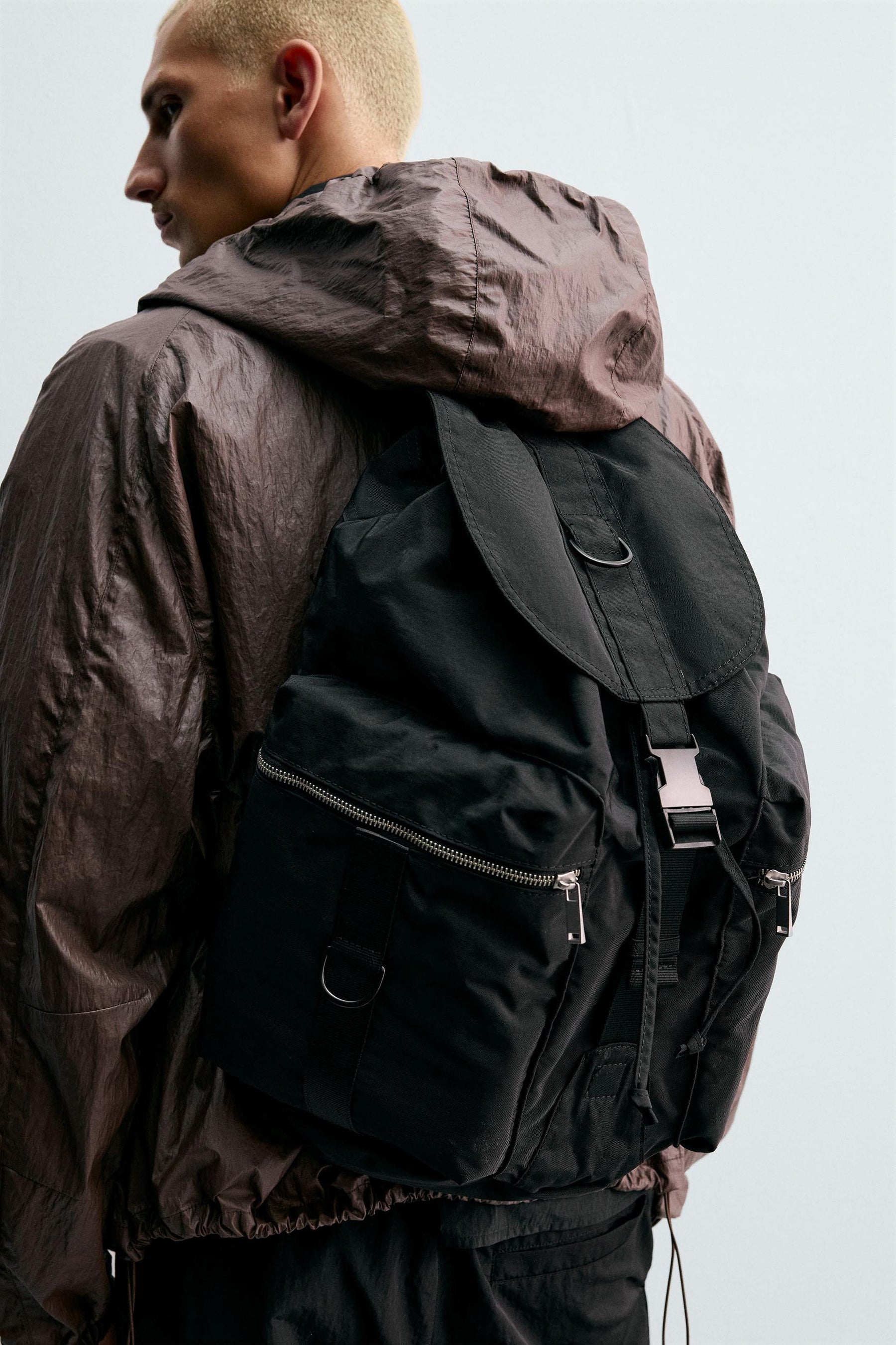 TECHNICAL FLAP BACKPACK - Image 1