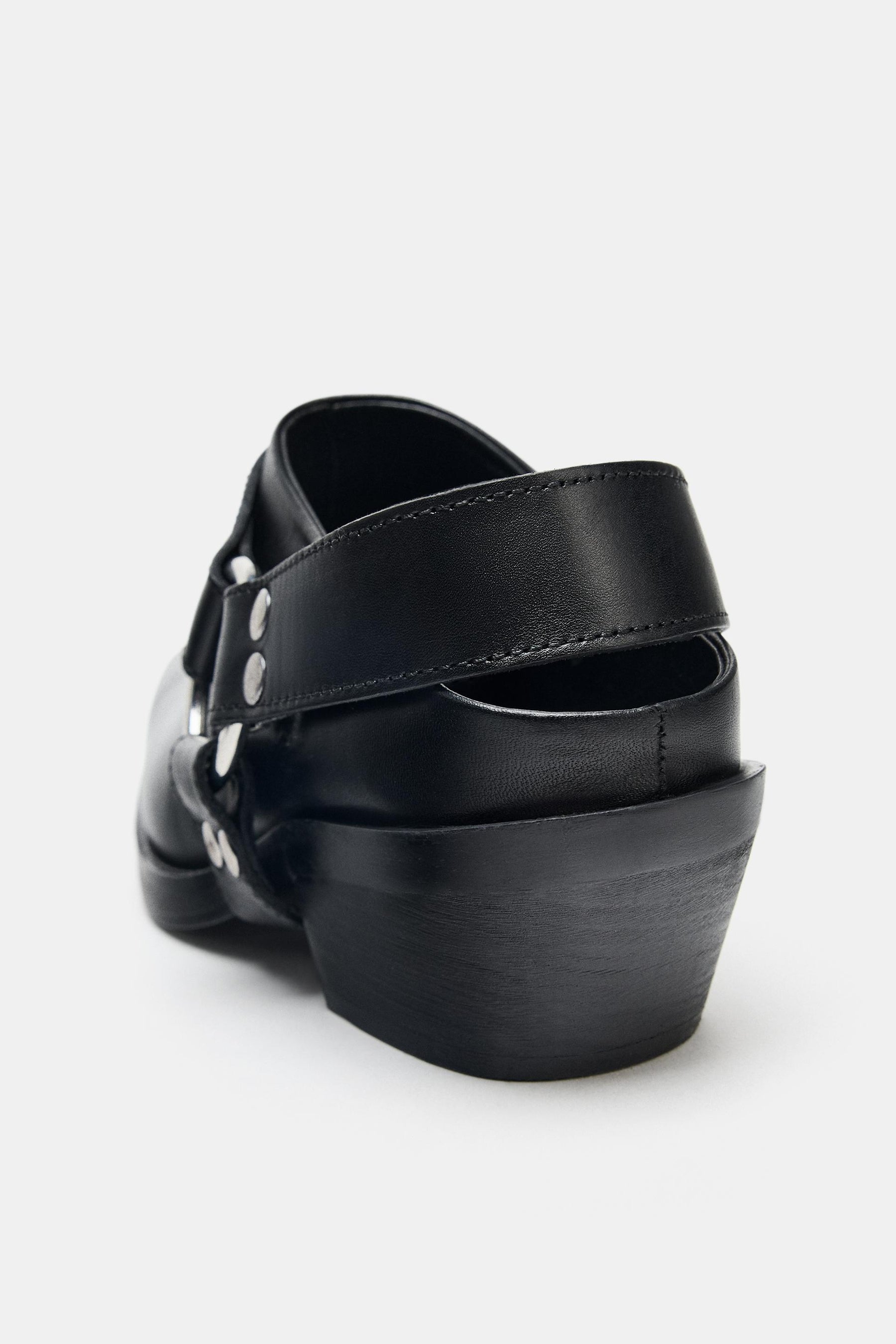 Biker-Clogs aus Leder