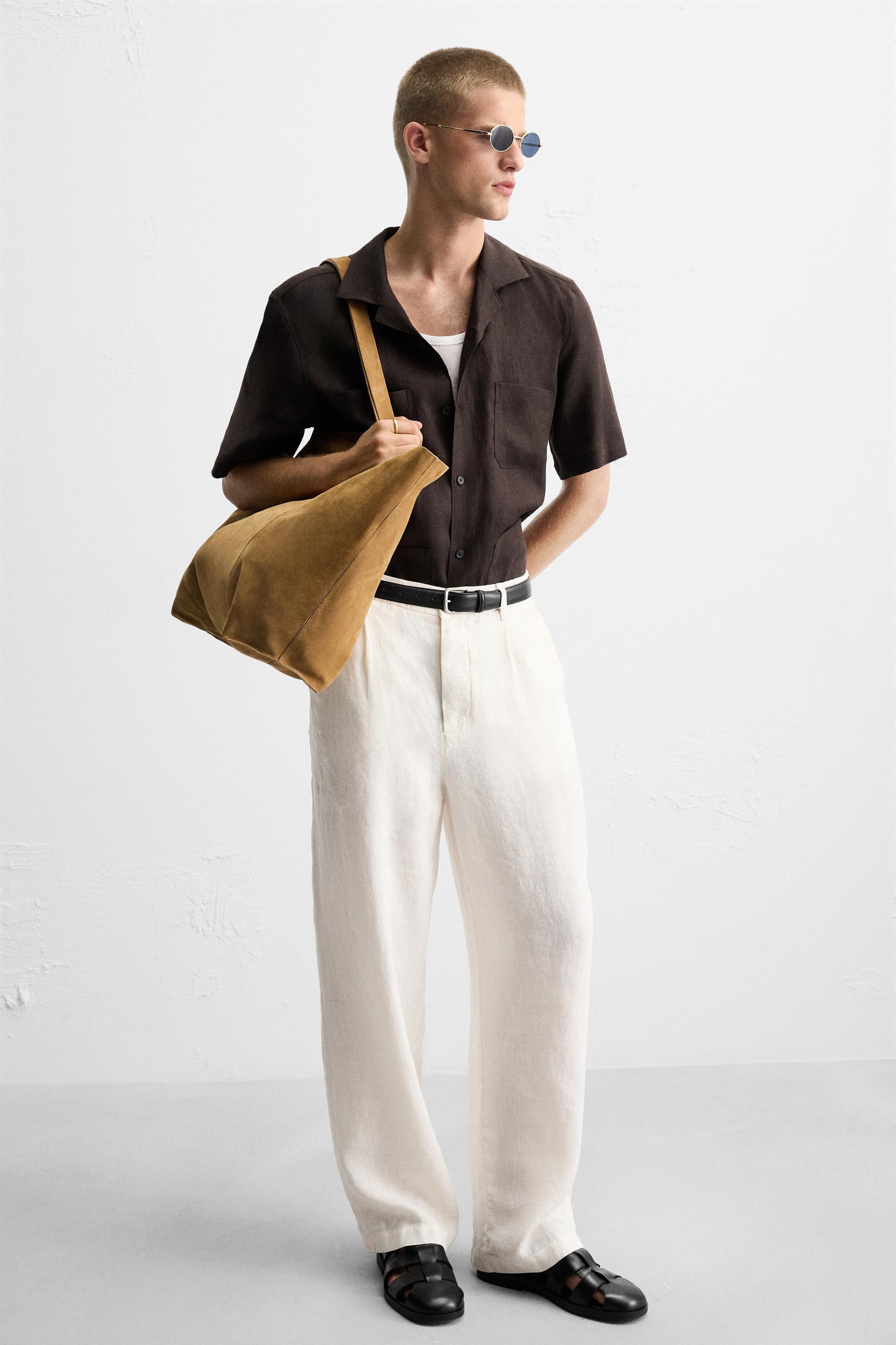 Tragetasche aus Leder