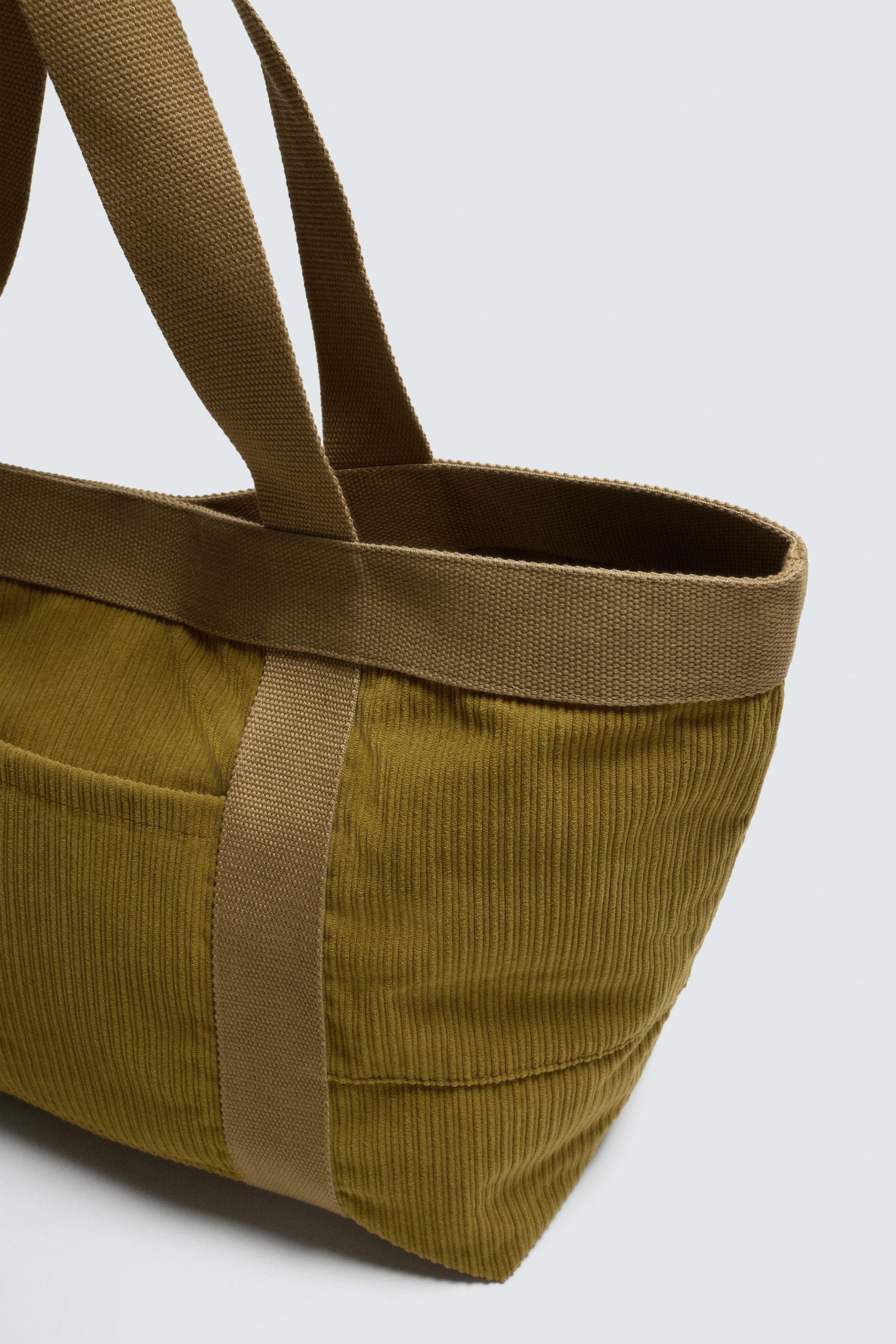 CORDUROY EFFECT TOTE BAG - Image 6