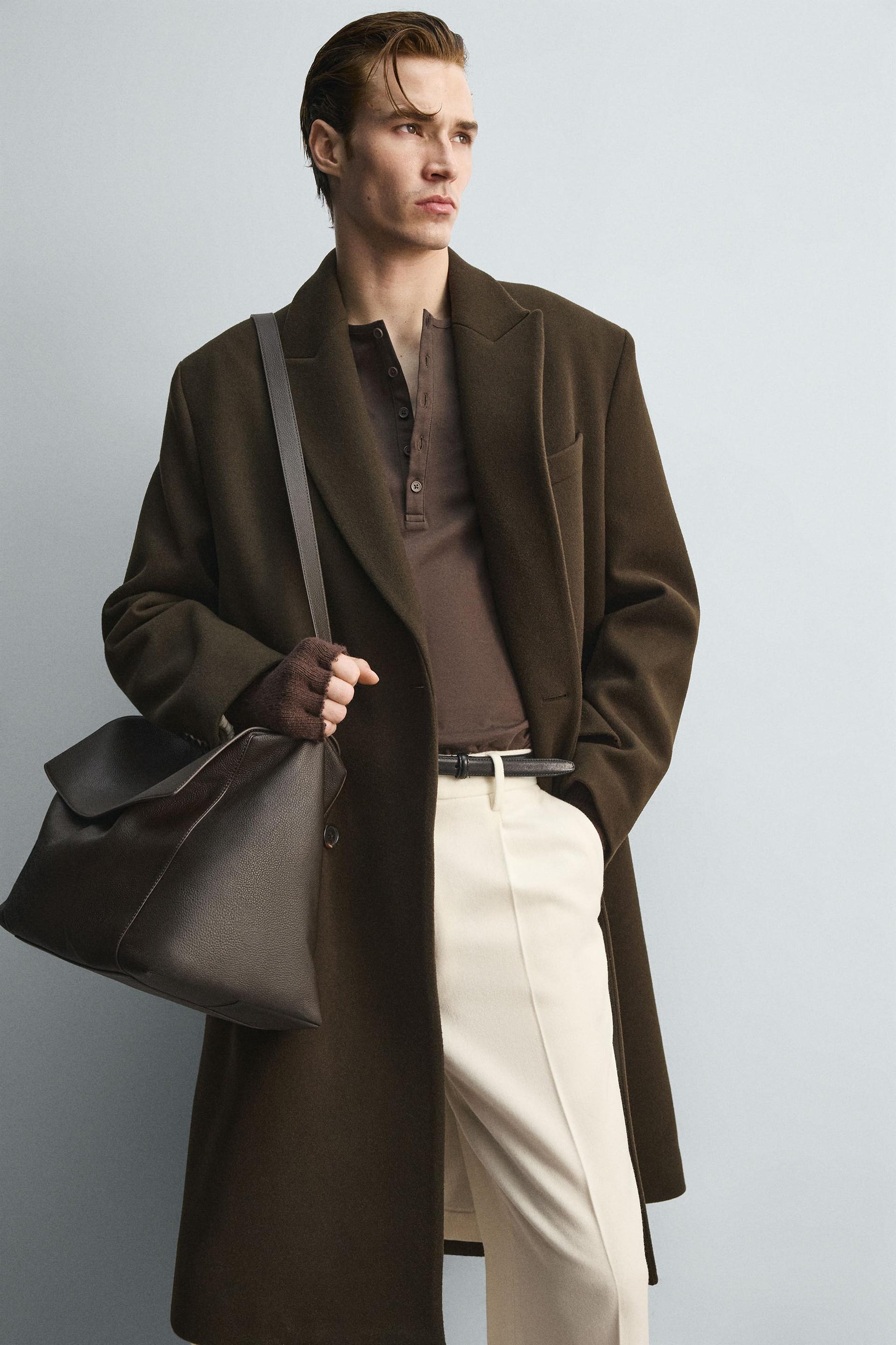 XL Leder-Umhängetasche, limitierte Auflage