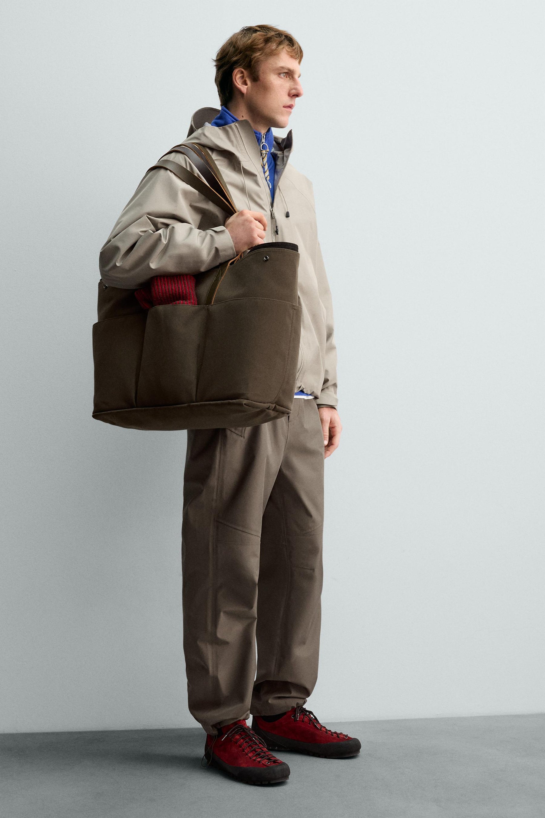 Tragetasche mit Lederdetails von Aaron Levine X