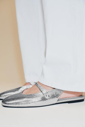 METALLIC BALLERINAS