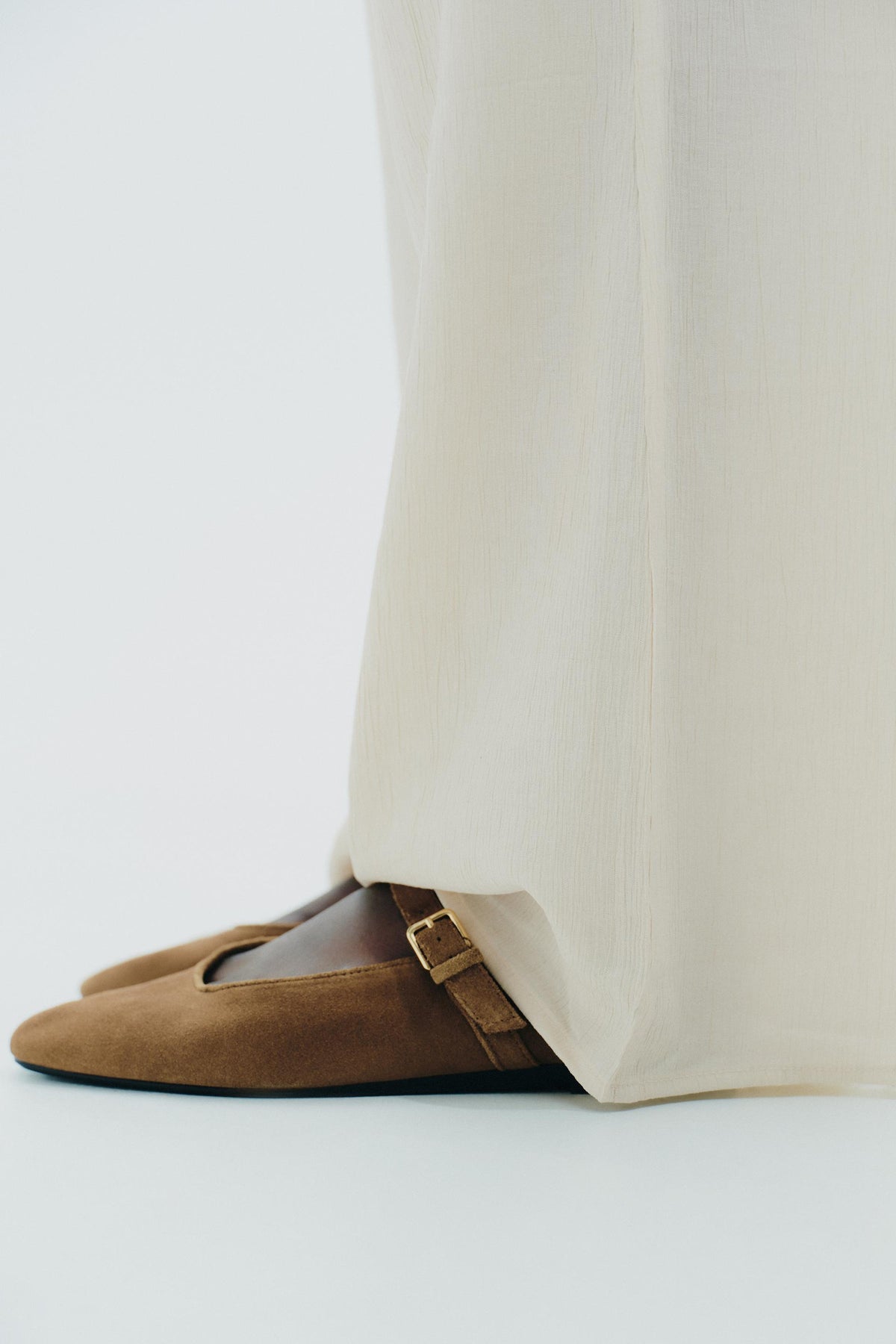 Wildleder-Ballerinas