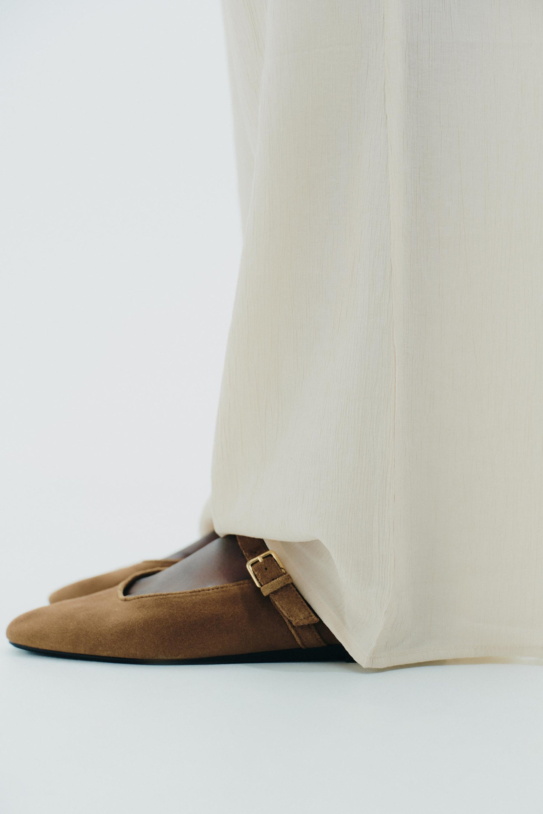 Wildleder-Ballerinas