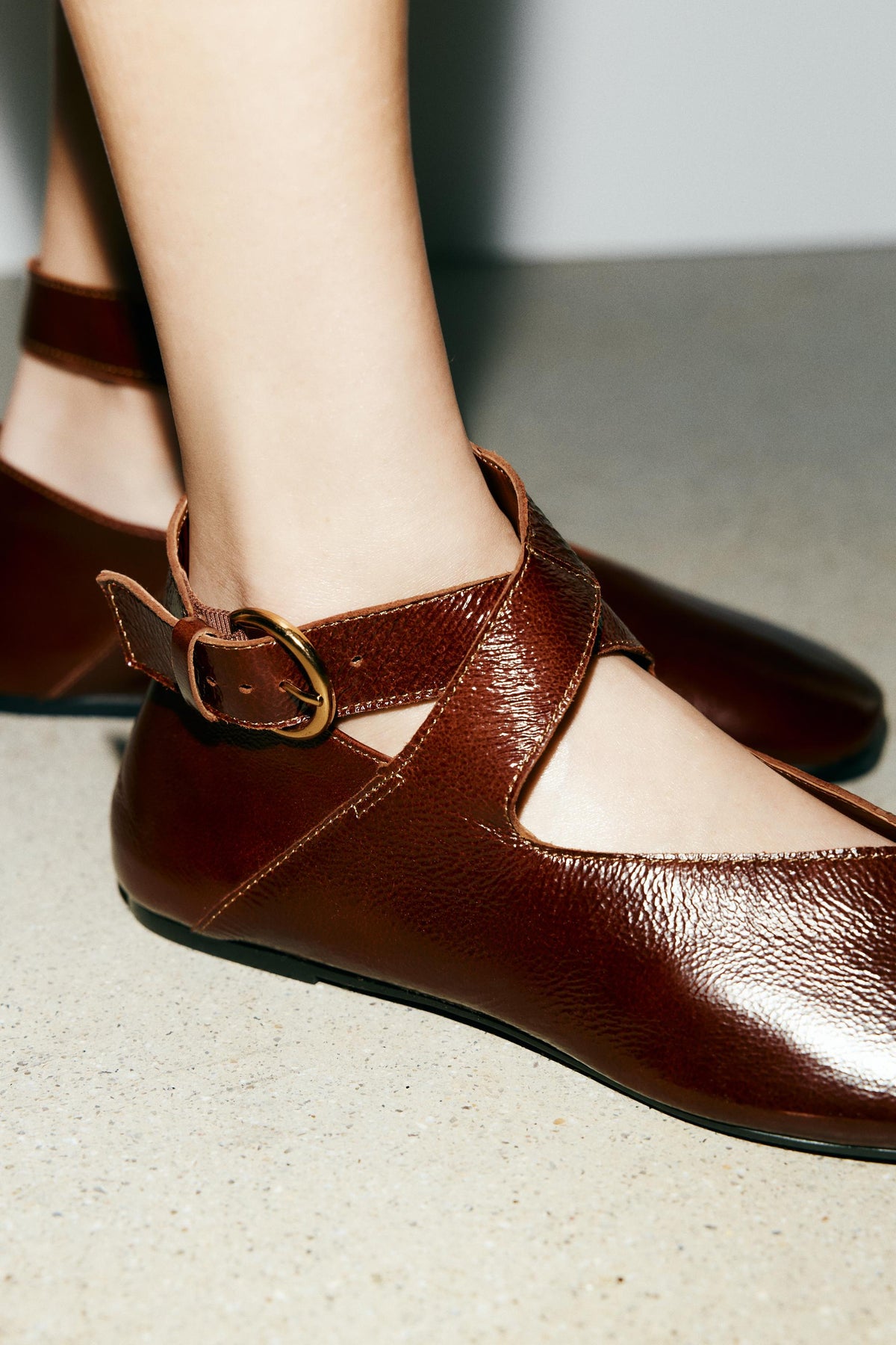 Lackleder-Ballerinas