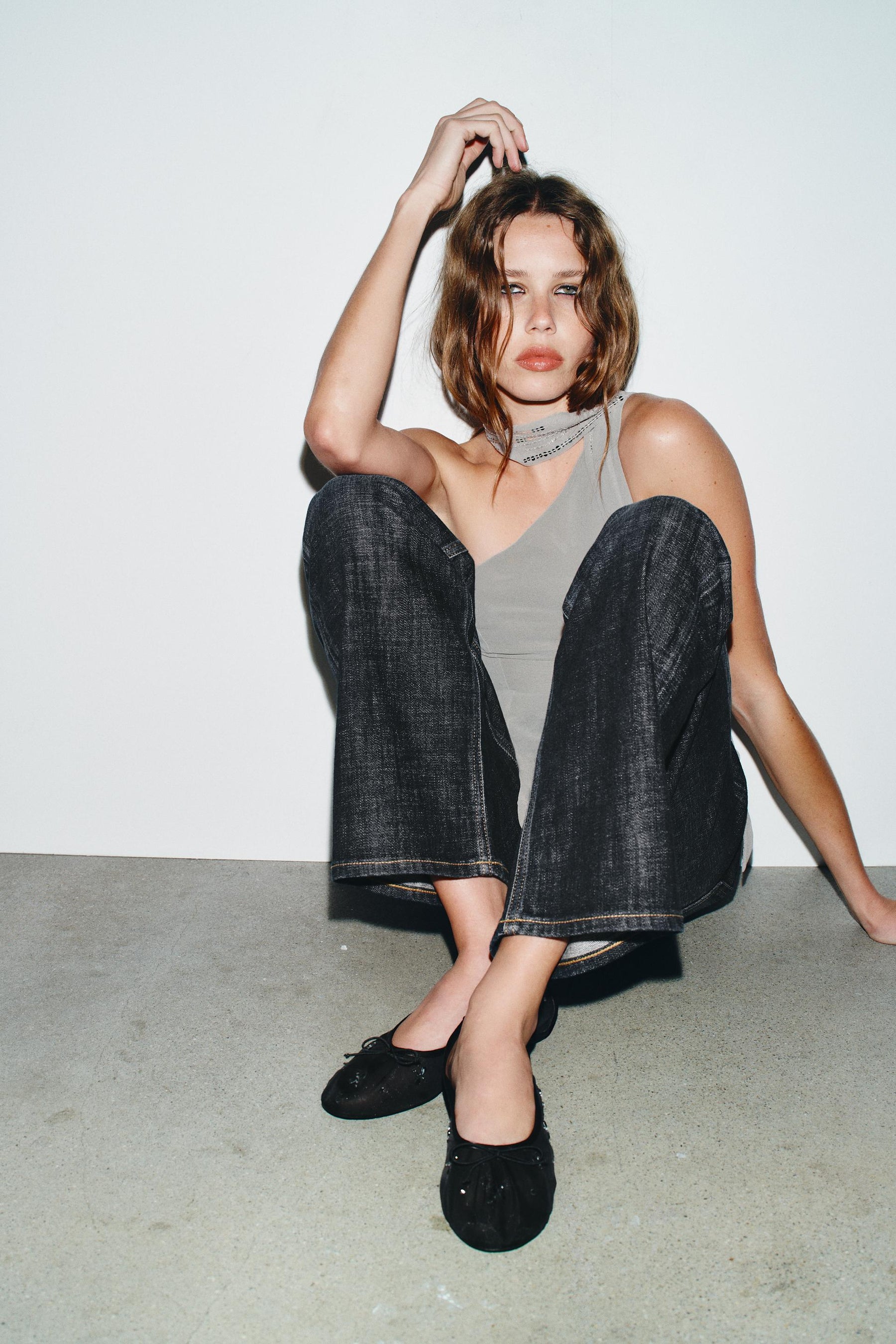 GLÄNZENDE MESH-BALLERINAS