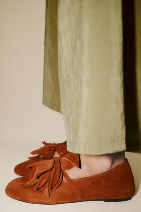 Ballerinas aus Leder