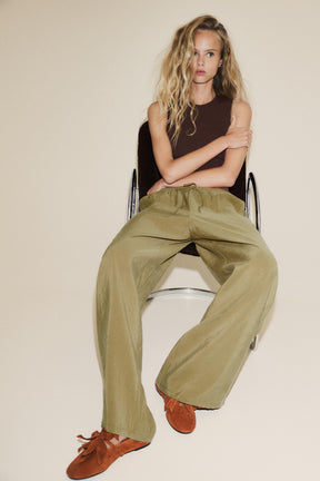 Ballerinas aus Leder