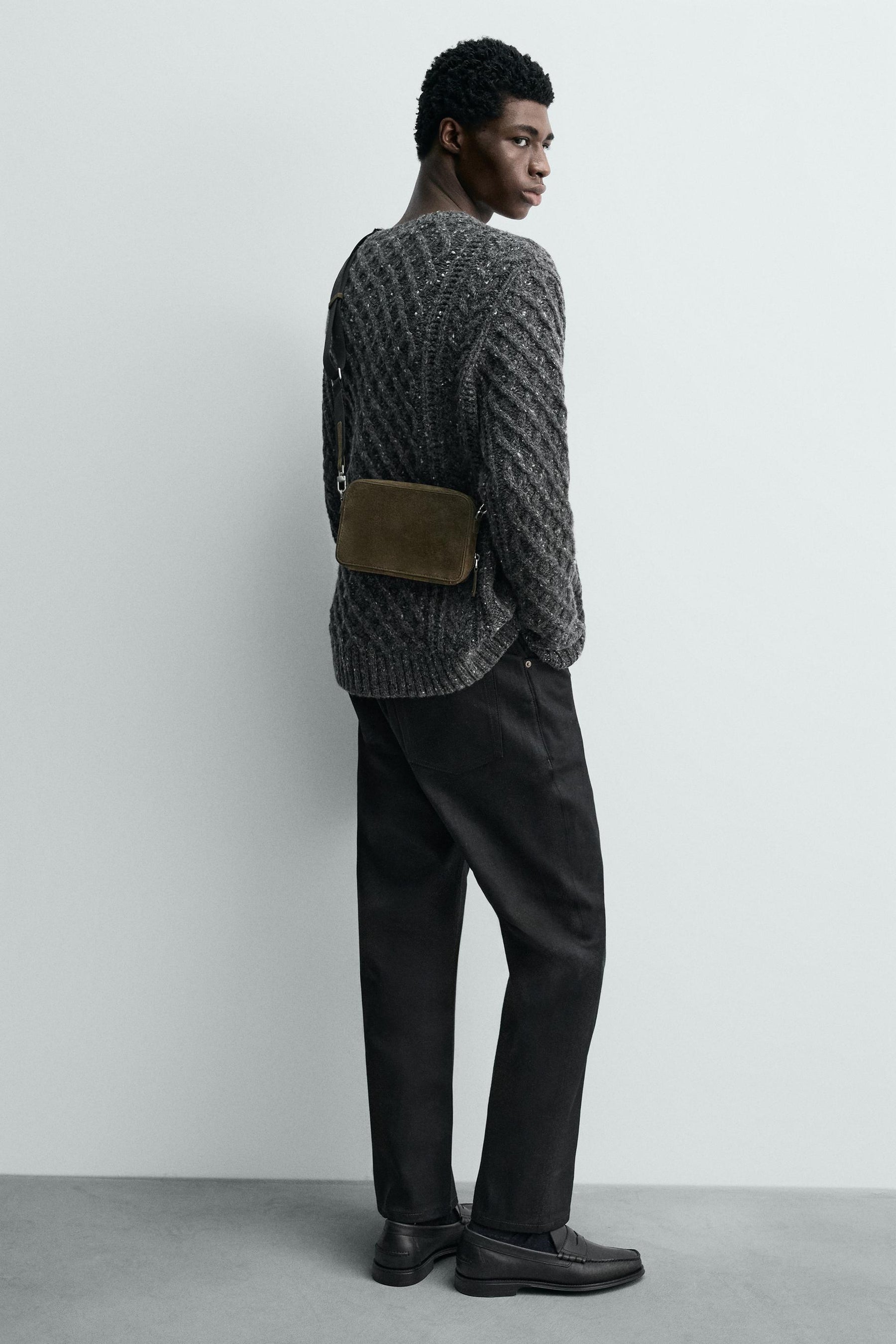 Umhängetasche aus Leder