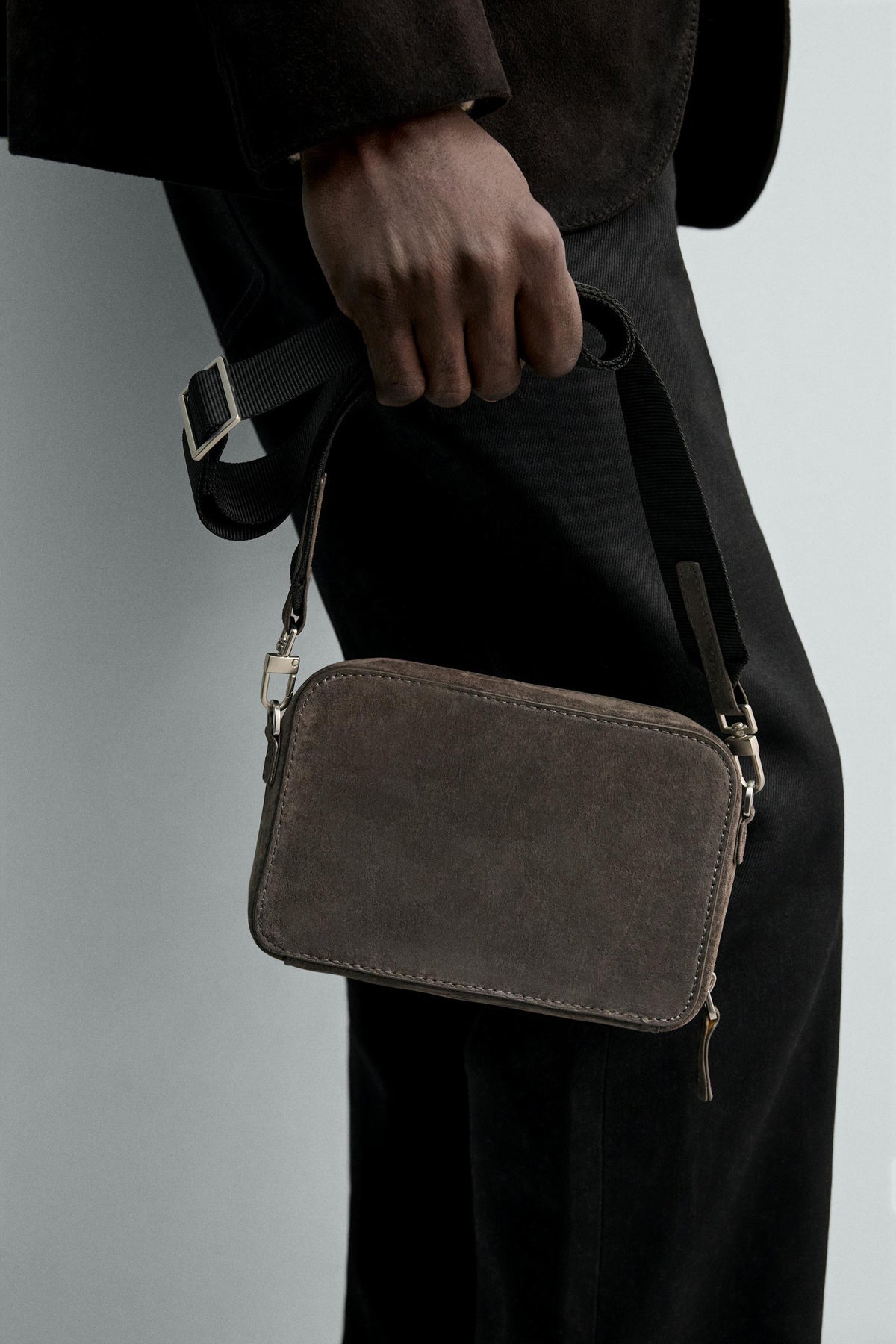 LEATHER CROSSBODY BAG - Image 1