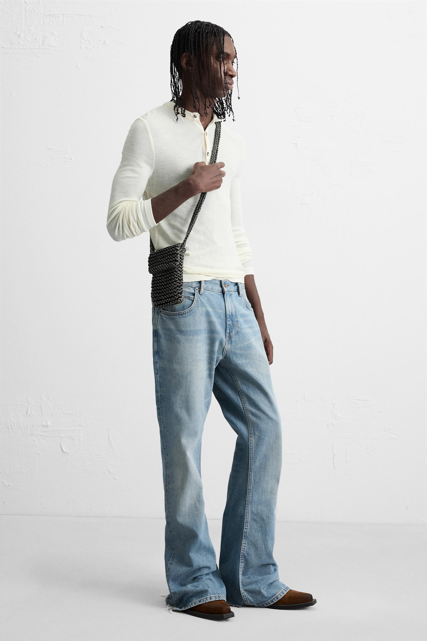 MACRAMÉ CROSSBODY BAG - Image 1