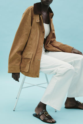 Flache Sandalen mit Doppelriemen