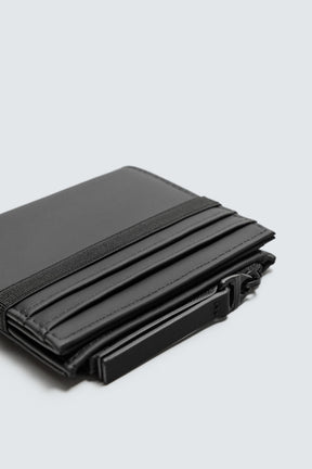 Gummierte Geldbörse mit Münzfach