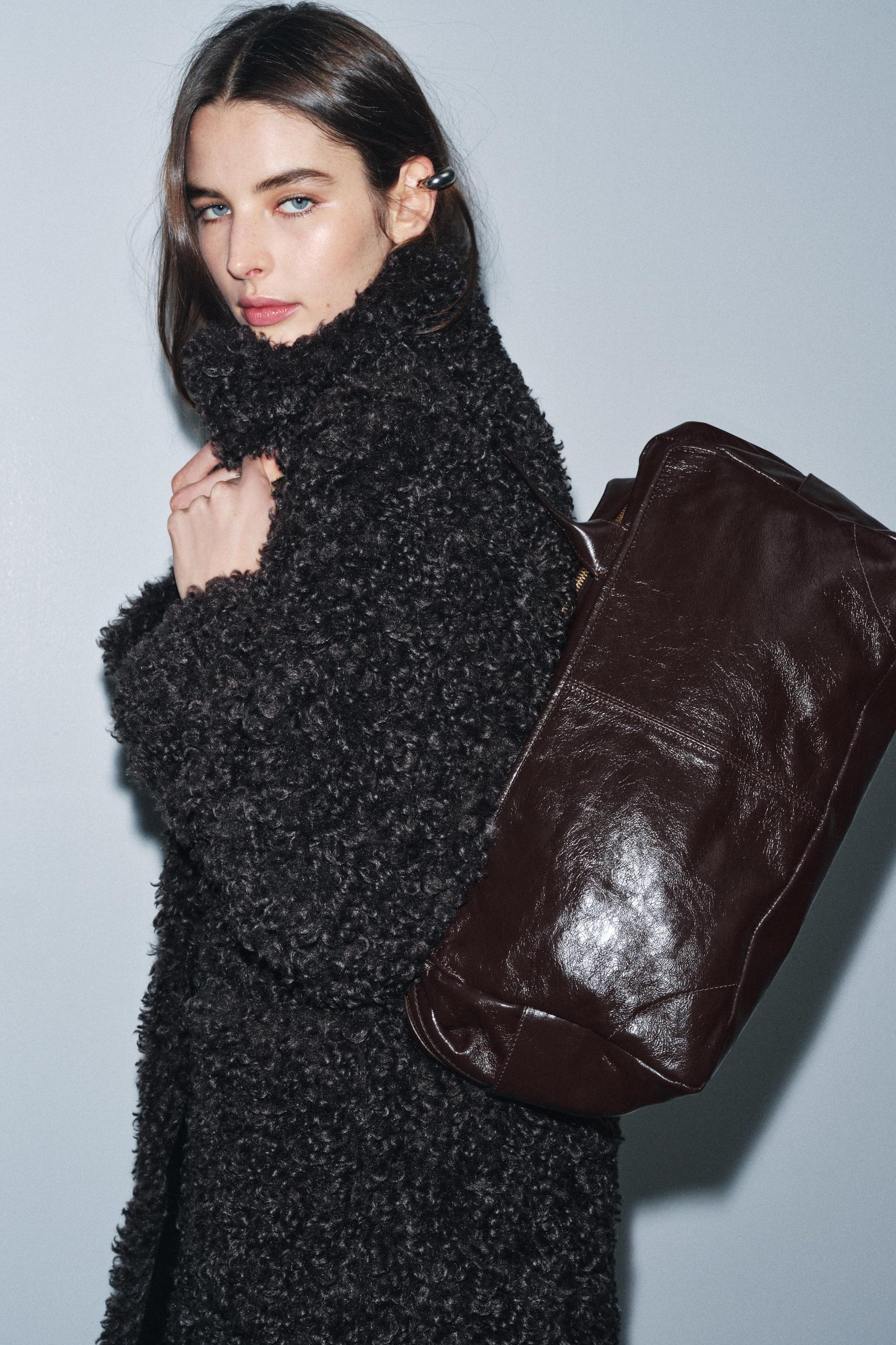 Bowlingtasche aus Leder