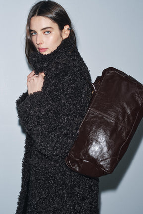 Bowlingtasche aus Leder