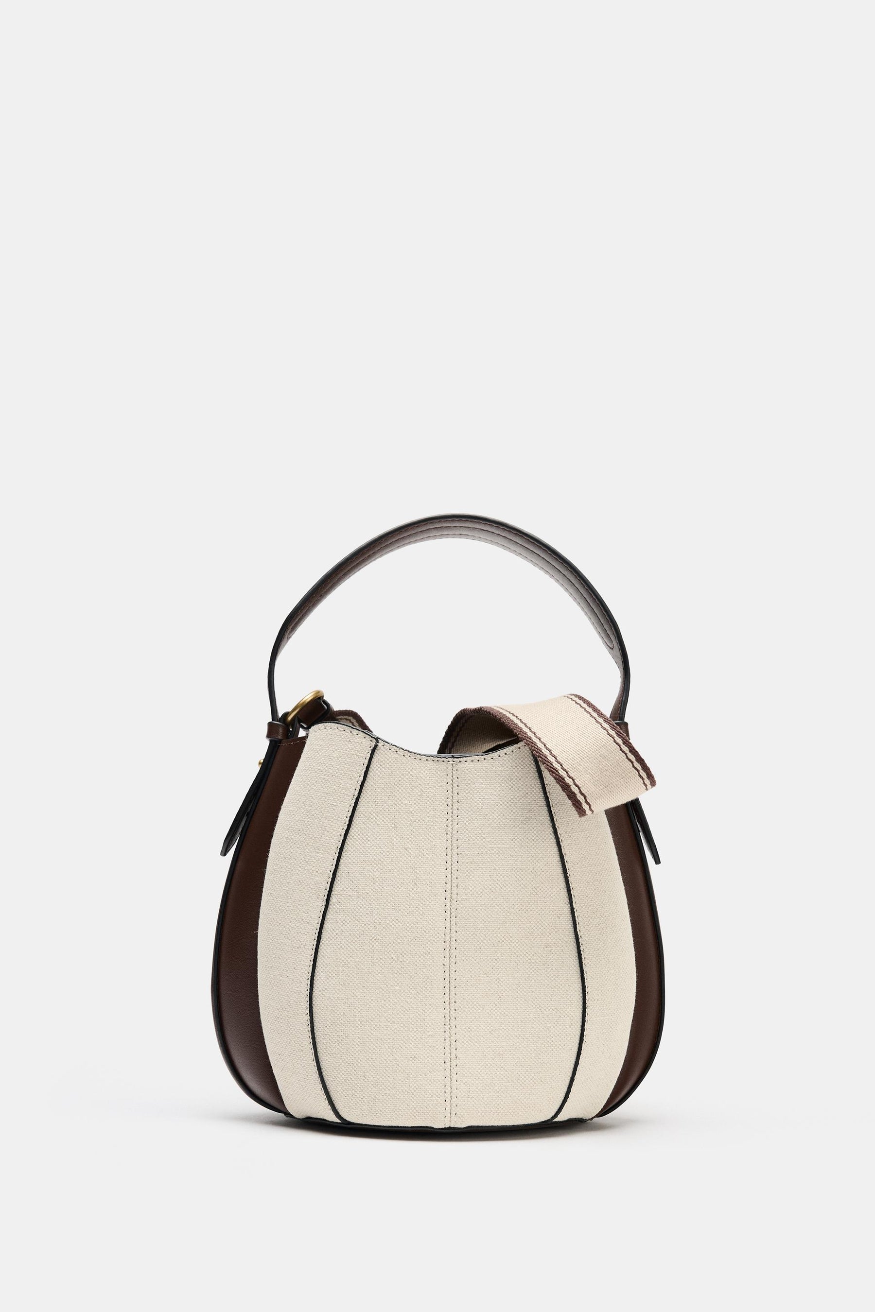 Topstitch Bucket Bag