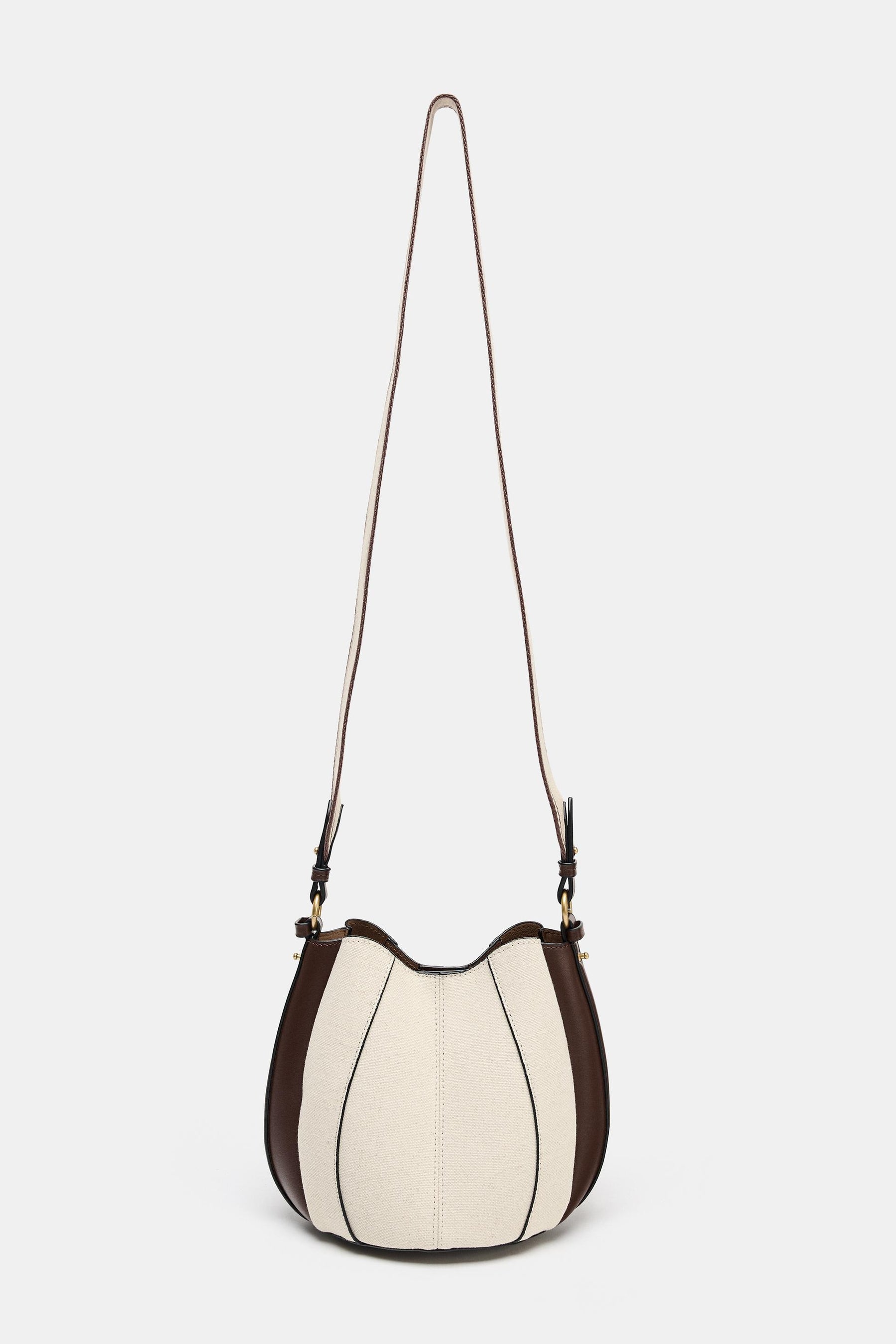 Topstitch Bucket Bag