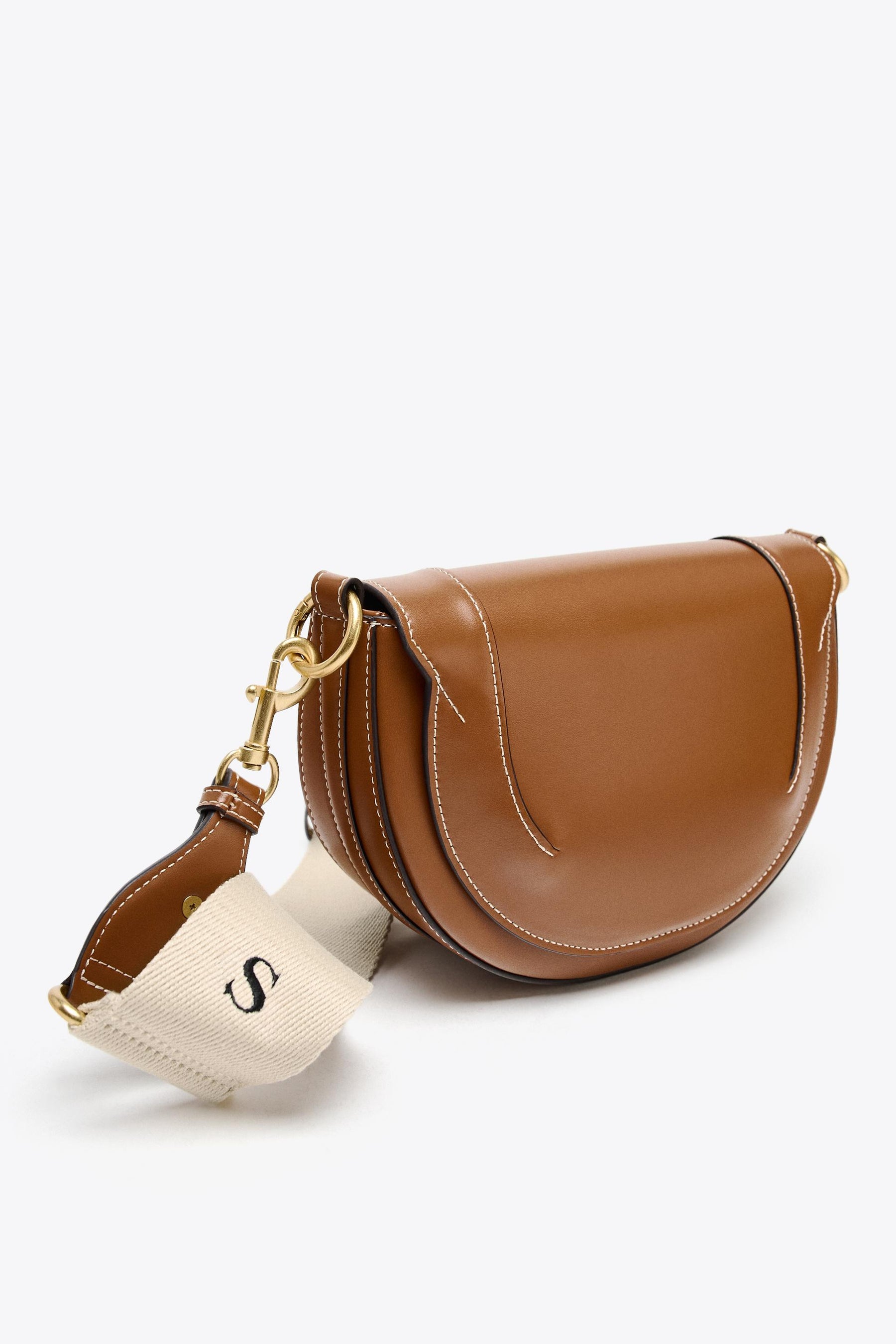 Crossbody-Canvas-Detailtasche