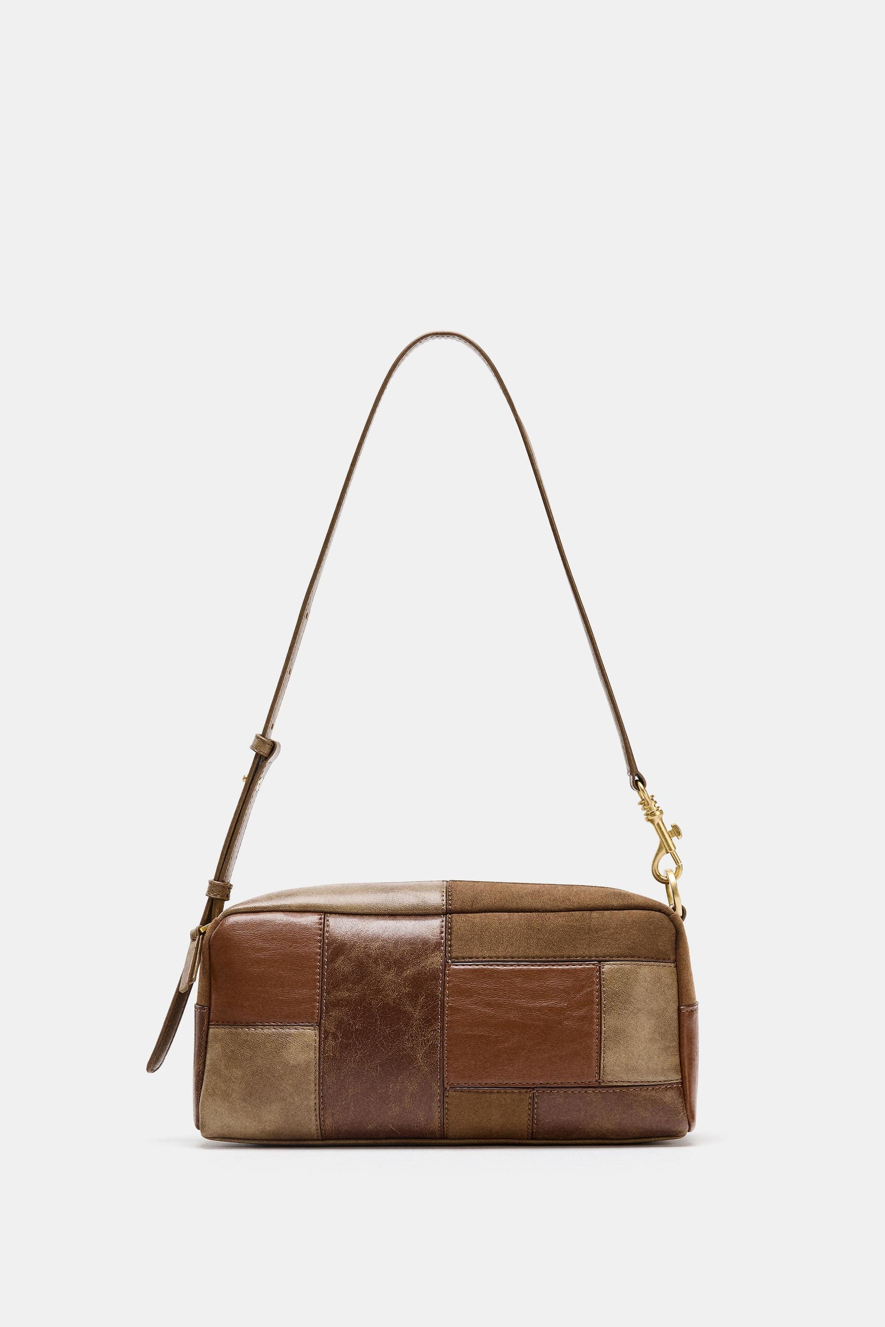 Patchwork-Schultertasche