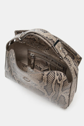 HANDTASCHE AUS LEDER MIT TIERMUSTER