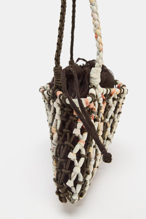 GEFLOCHTENE STRICKTASCHE