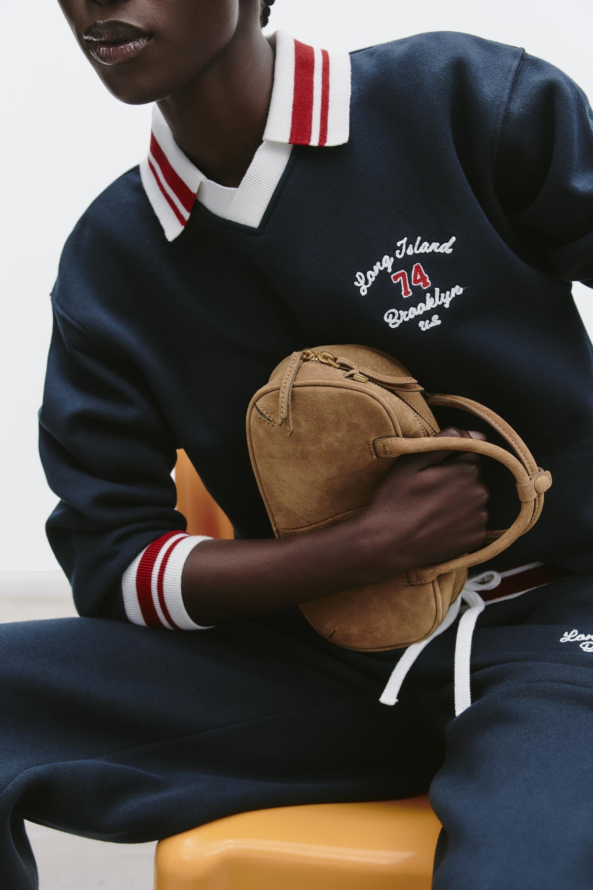 Bowlingtasche aus Leder