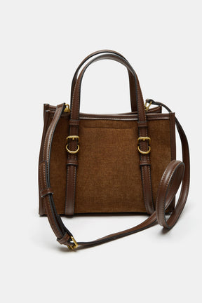 Mini-Tragetasche aus Cord