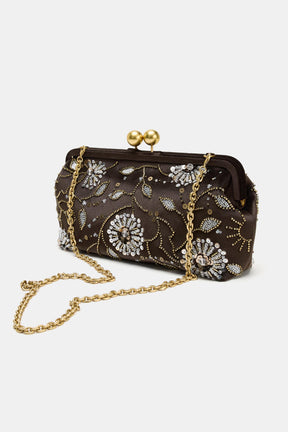 Clutch-Tasche mit Applikationen