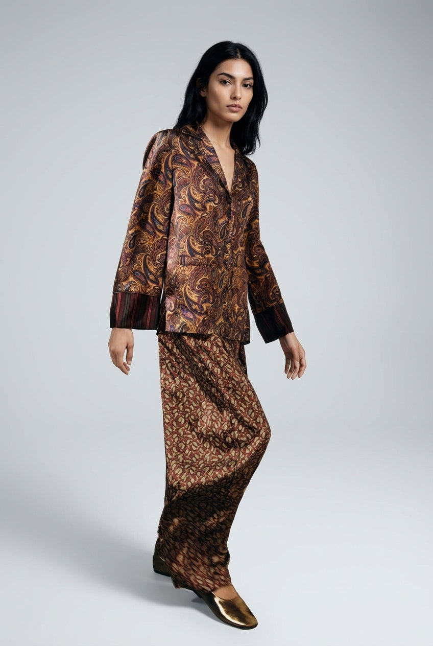 Paisley-Pyjamahemd